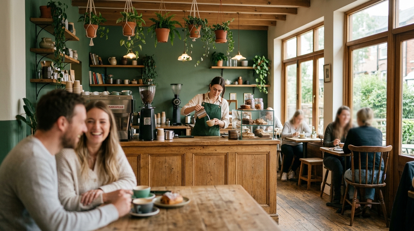 Cozy COFFEEeGREEN interior